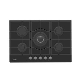 Orima ORQ-475-VG Placa de Gás, 5 Queimadores, 75 cm, Preto - 030472 - 5603883213052