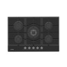 Orima ORQ-475-VG Placa de Gás, 5 Queimadores, 75 cm, Preto - 030472 - 5603883213052