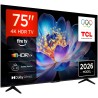 TCL - QLED Smart Fire TV 4K 75V6D