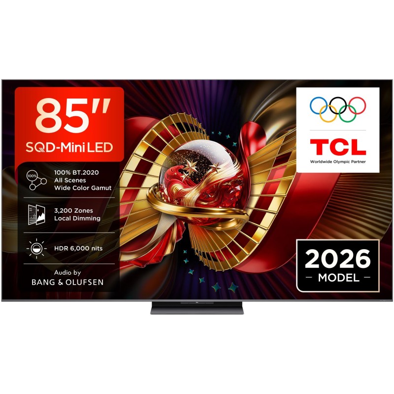 TCL - SQD-MINILED Smart GoogleTV B&O Sound 85C8L