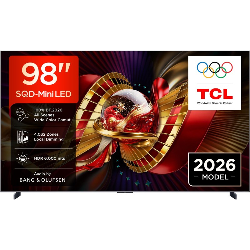TCL - SQD-MINILED Smart GoogleTV B&O Sound 98C8L