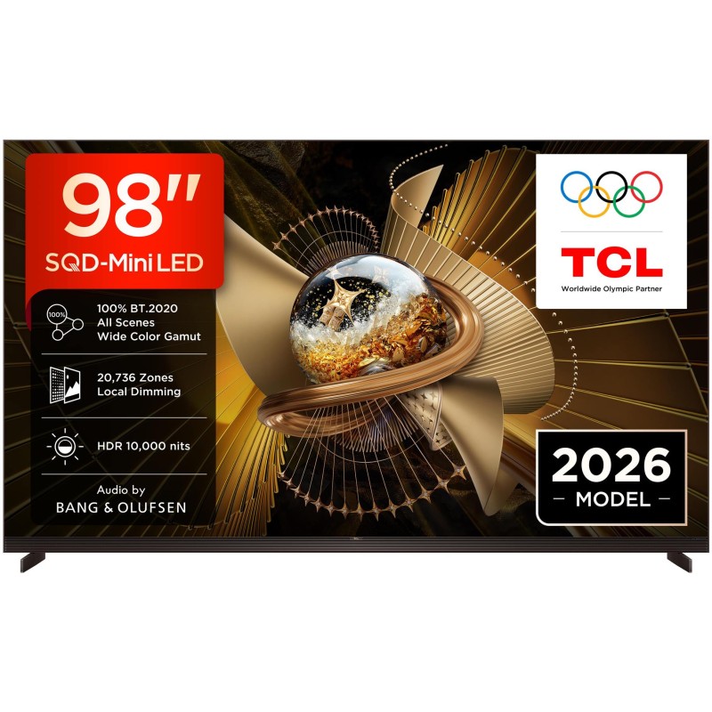 TCL - SQD-MINILED Smart GoogleTV Flat-Thin 98X11L