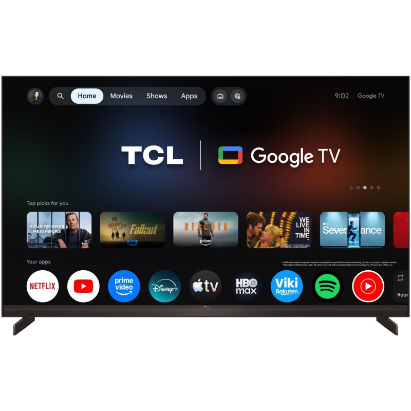 TCL - SQD-MINILED Smart GoogleTV Flat-Thin 75X11L