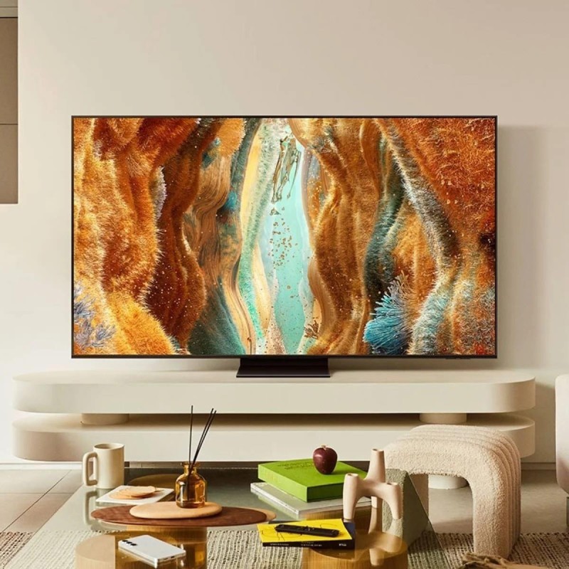 Samsung TQ65QN70FAU Neo QLED Mini LED TV Plano 165,1 cm (65") 4K Ultra HD, Smart TV, Wi-Fi, Ethernet, LAN, Bluetooth, Preto - TQ65QN70FAUXXC - 8806095973623