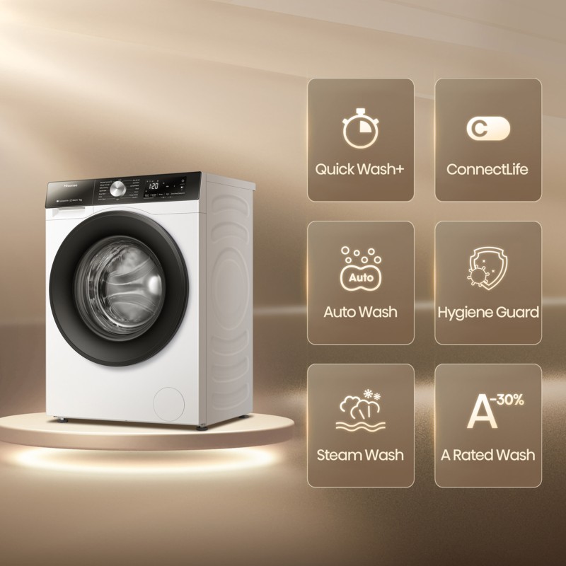 HISENSE - Máq. Lavar Roupa WF3S9043BW3