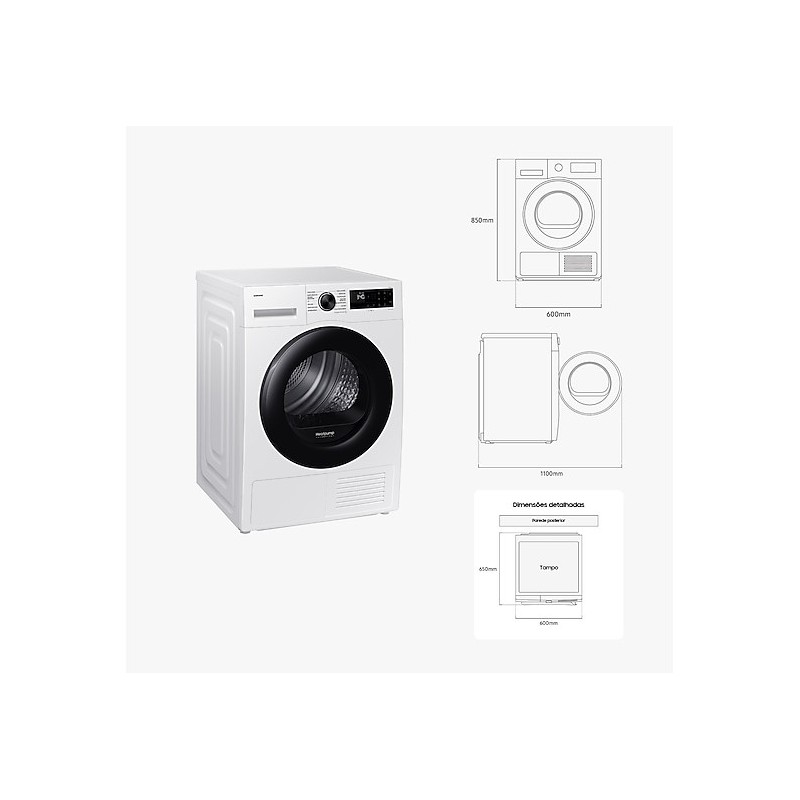 SAMSUNG - Máq. Secar Roupa DV90DG52A0AEEP