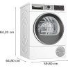 BOSCH - Máq. Secar Roupa Serie 6 WQG245D1ES
