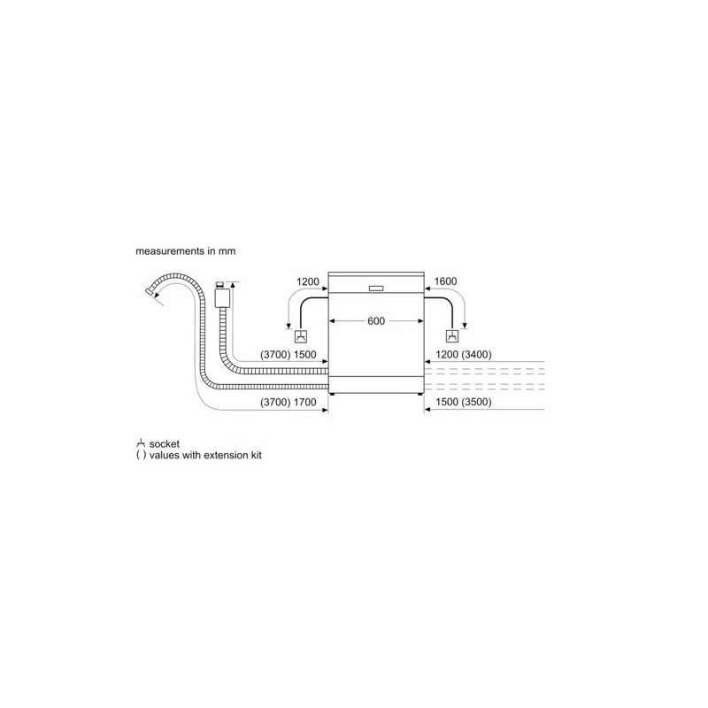 SIEMENS - Máq. Lavar Loiça IQ700 SN27TI02CE