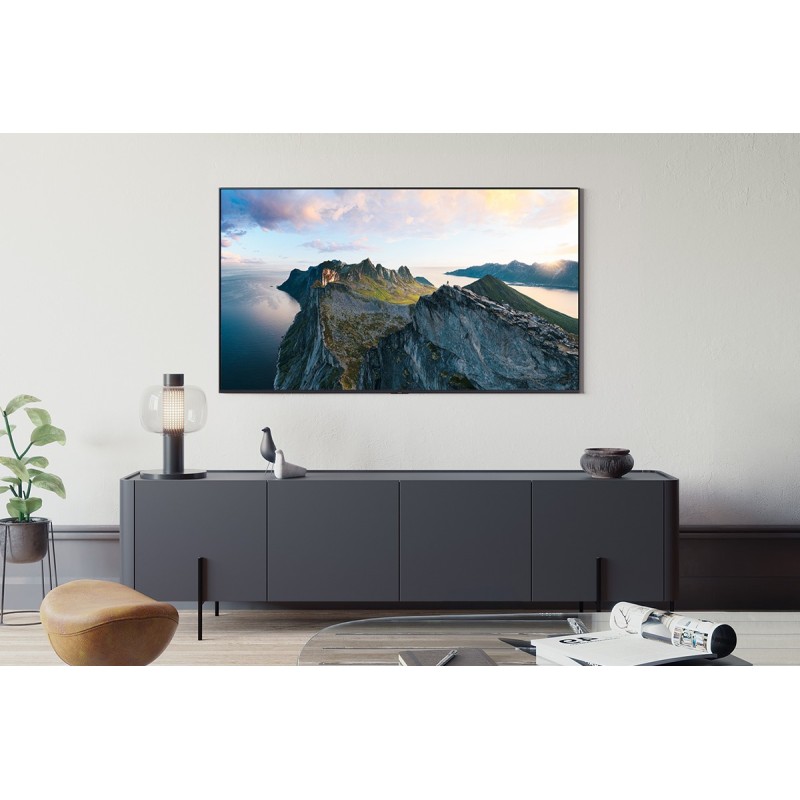 Samsung TQ65QN80FAU Neo QLED Mini LED TV Plano 165,1 cm (65") 4K Ultra HD, Smart TV, Wi-Fi, Ethernet, LAN, Bluetooth, Cinzento - TQ65QN80FAUXXC - 8806097067733