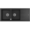 TEKA -Lava Louças STONE 80 B-TG 2C 1E BLACK CARBON