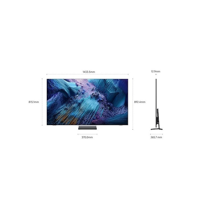 Samsung TQ65QN990FT Neo QLED Mini LED TV Plano 165,1 cm (65") 8K Ultra HD, Smart TV, Wi-Fi, Ethernet, LAN, Bluetooth, Preto - TQ65QN990FTXXC - 8806097091288