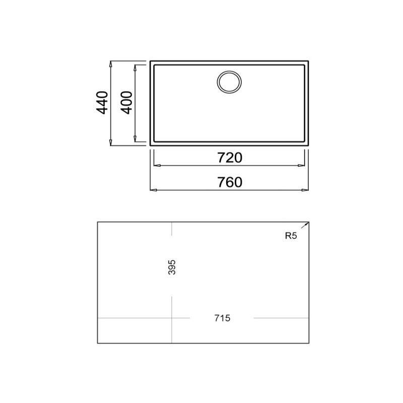 TEKA - Lava Louças SQUARE 72.40 TG BLACK
