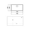 TEKA - Lava Louças SQUARE 72.40 TG BLACK