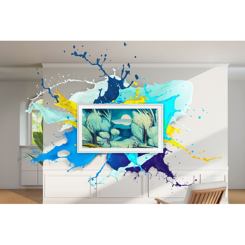 Samsung TQ55LS03FAU The Frame TV QLED Plano 139,7 cm (55") 4K Ultra HD, Smart TV, Wi-Fi, Ethernet, LAN, Bluetooth, Preto - TQ55LS03FAUXXC - 8806097166931