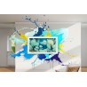 Samsung TQ43LS03FAU The Frame TV QLED Plano 109,2 cm (43") 4K Ultra HD, Smart TV, Wi-Fi, Ethernet, LAN, Bluetooth, Preto - TQ43LS03FAUXXC - 8806097110903
