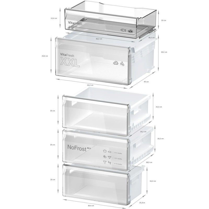 BOSCH - Combinado Série4 KGN392XCF