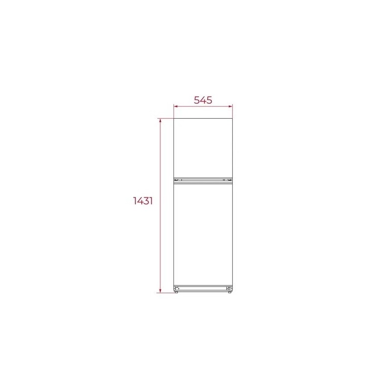 TEKA - Frigorífico 2 Portas RTF 2510 WH EASY 113550001