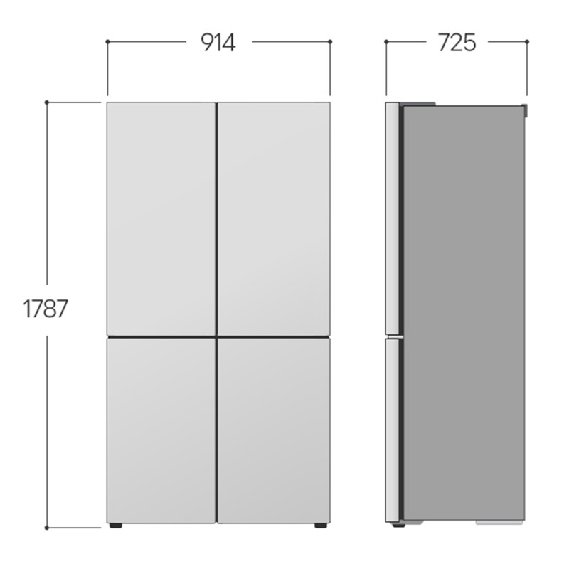 LG - Side by Side GMV960MBDE