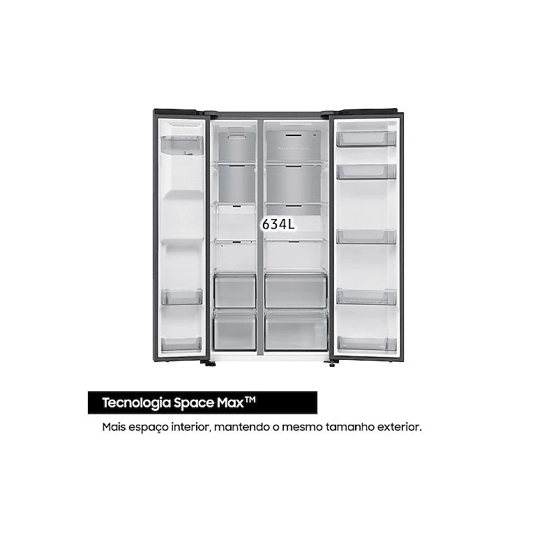SAMSUNG - Side by Side RS70F66KCTEF