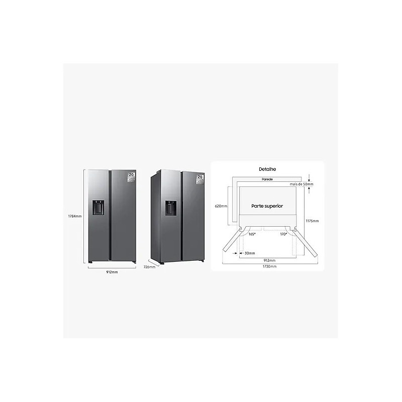 SAMSUNG - Side by Side RS70F64KDTEF