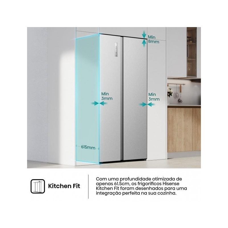 HISENSE - Side by Side RS3P558NEIE