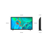 Samsung TU32H5005FK LED TV Plano 81,3 cm (32") HD, Smart TV, Wi-Fi, Ethernet, LAN, Bluetooth, Preto - TU32H5005FKXXC - 8806095913957