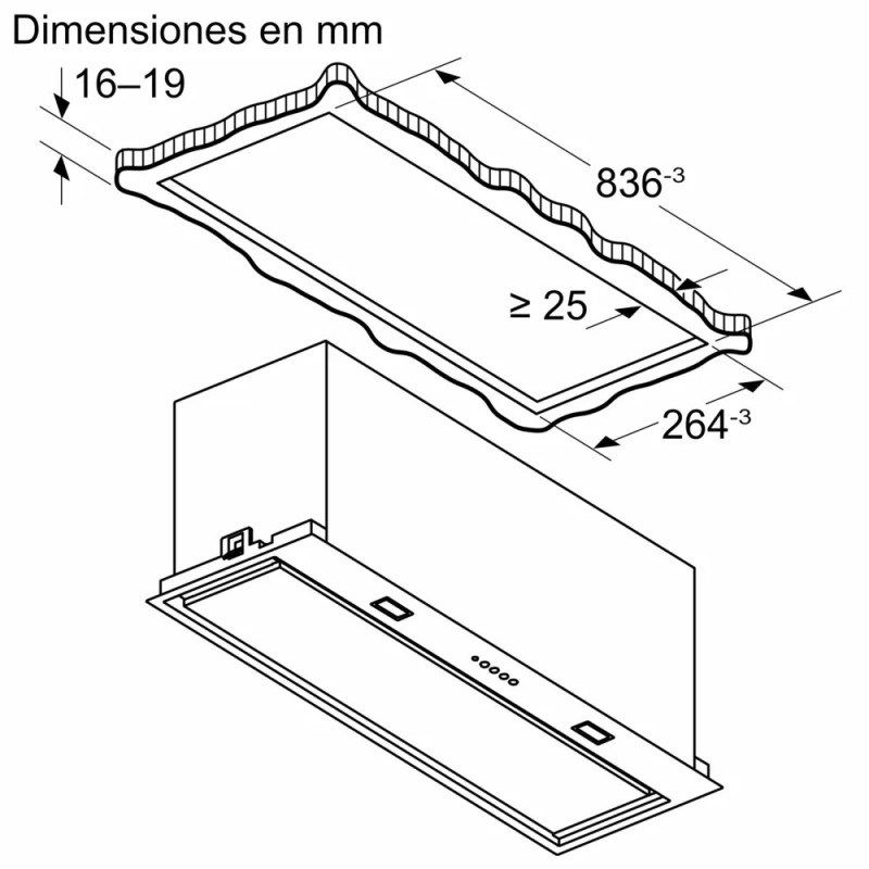 BOSCH - Exaustor Integrável Série8 DLN88PC60