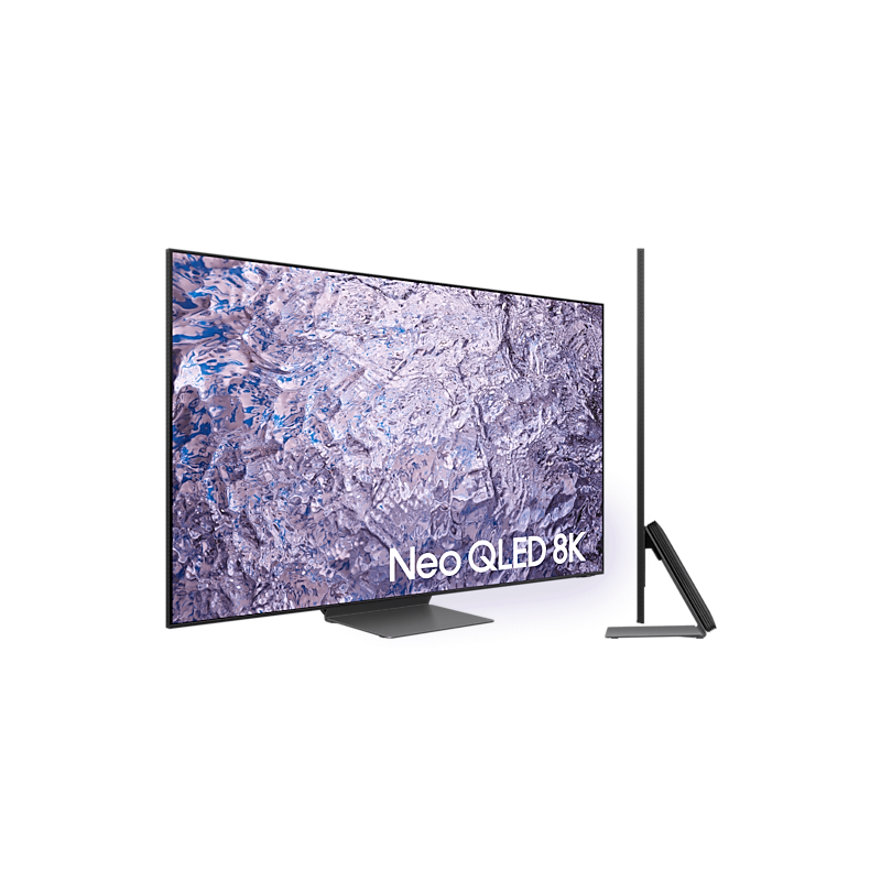 samsung TQ85QN800CTXXC Neo QLED TV Plano 216 cm (85") 8K Ultra HD, Smart TV, Wi-Fi, Ethernet, LAN, Bluetooth, Preto Prateado - TQ85QN800CTXXC - 8806094888287