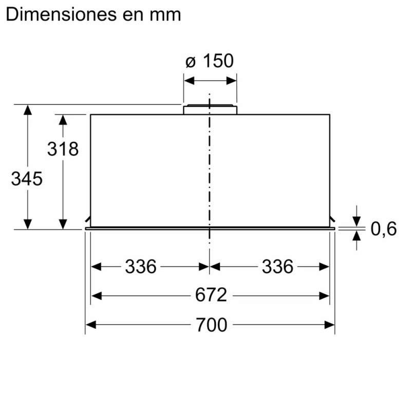 BOSCH - Exaustor Integrável Série8 DLN78PC60