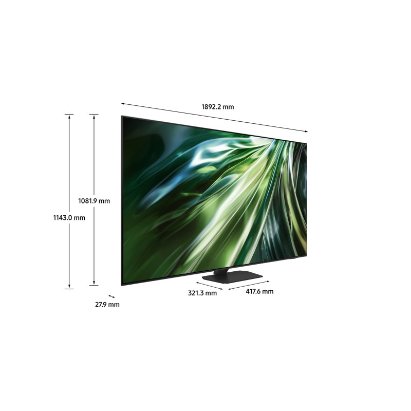 Samsung TQ85QN90DAT Neo QLED TV Plano 216 cm (85") 4K Ultra HD, Smart TV, Wi-Fi, Ethernet, LAN, Bluetooth, Preto - TQ85QN90DATXXC - 8806095395357