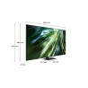 Samsung TQ85QN90DAT Neo QLED TV Plano 216 cm (85") 4K Ultra HD, Smart TV, Wi-Fi, Ethernet, LAN, Bluetooth, Preto - TQ85QN90DATXXC - 8806095395357