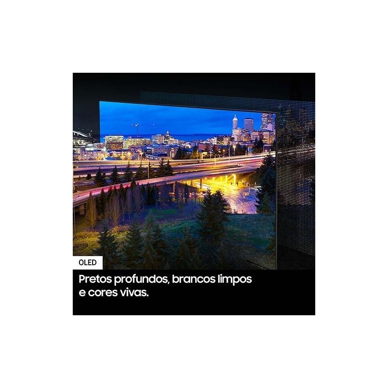 Samsung TQ83S90DAEXXC OLED TV Plano 211 cm (83") 4K Ultra HD, Smart TV, Motion Xcelerator, Wi-Fi, Ethernet, LAN, Bluetooth, Preto - TQ83S90DAEXXC - 8806095565200