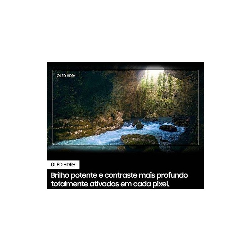 Samsung TQ83S90DAEXXC OLED TV Plano 211 cm (83") 4K Ultra HD, Smart TV, Motion Xcelerator, Wi-Fi, Ethernet, LAN, Bluetooth, Preto - TQ83S90DAEXXC - 8806095565200