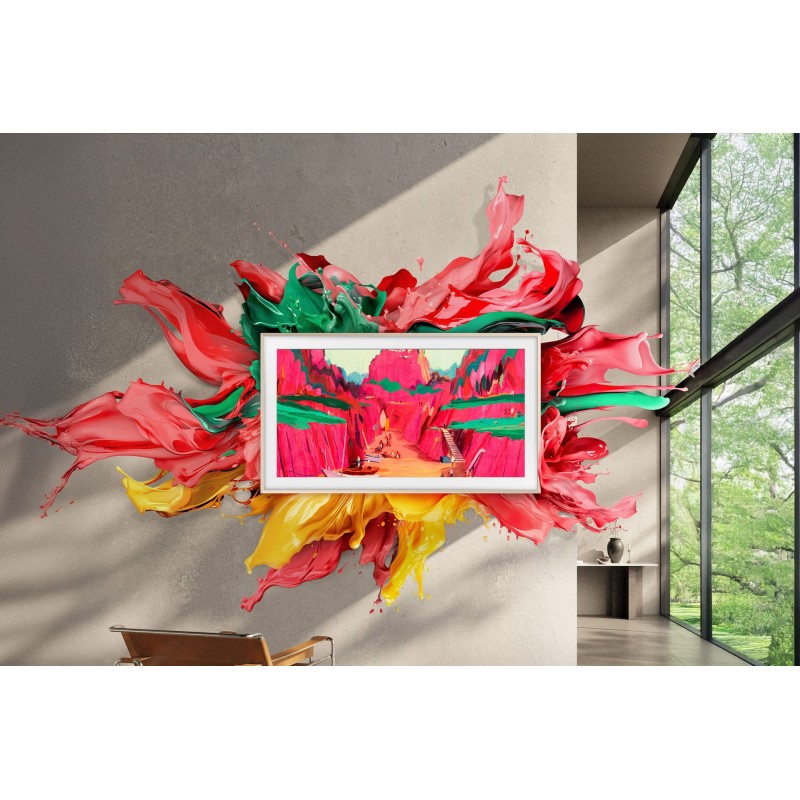 Samsung TQ75LS03FWU The Frame TV Neo QLED Plano 190,5 cm (75") 4K Ultra HD, Smart TV, Wi-Fi, Ethernet, LAN, Bluetooth, Preto - TQ75LS03FWUXXC - 8806097124412