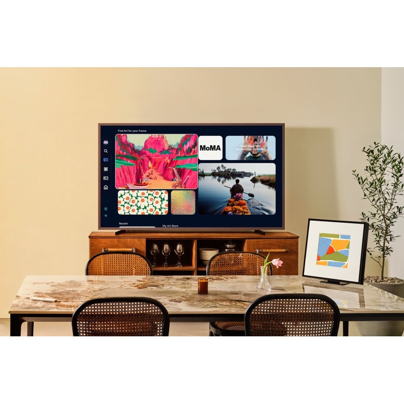 Samsung TQ75LS03FWU The Frame TV Neo QLED Plano 190,5 cm (75") 4K Ultra HD, Smart TV, Wi-Fi, Ethernet, LAN, Bluetooth, Preto - TQ75LS03FWUXXC - 8806097124412