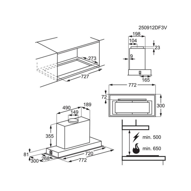 ELECTROLUX - Exaustor LFG818K