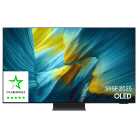 Samsung TQ77S95FAT OLED TV Plano 195,6 cm (77") 4K Ultra HD, Smart TV, Wi-Fi, Ethernet, LAN, Bluetooth, Preto - TQ77S95FATXXC - 8806097077343