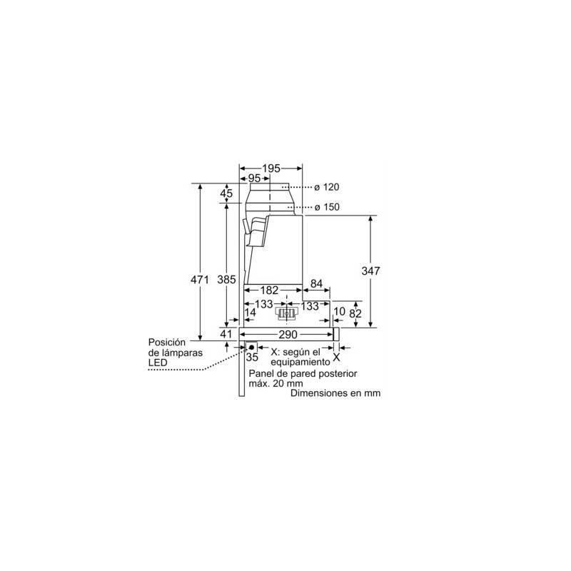 SIEMENS - Exaustor Telescopico IQ300 LI67SA531