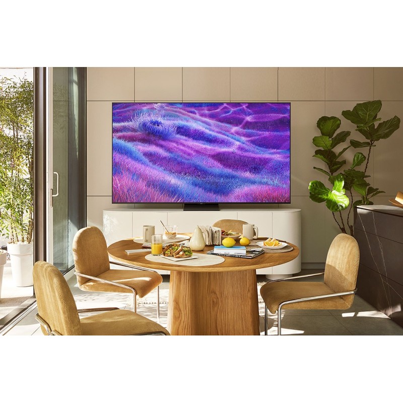 Samsung TQ75QN80FAU Neo QLED Mini LED TV Plano 190,5 cm (75") 4K Ultra HD, Smart TV, Wi-Fi, Ethernet, LAN, Bluetooth, Cinzento - TQ75QN80FAUXXC - 8806097067641