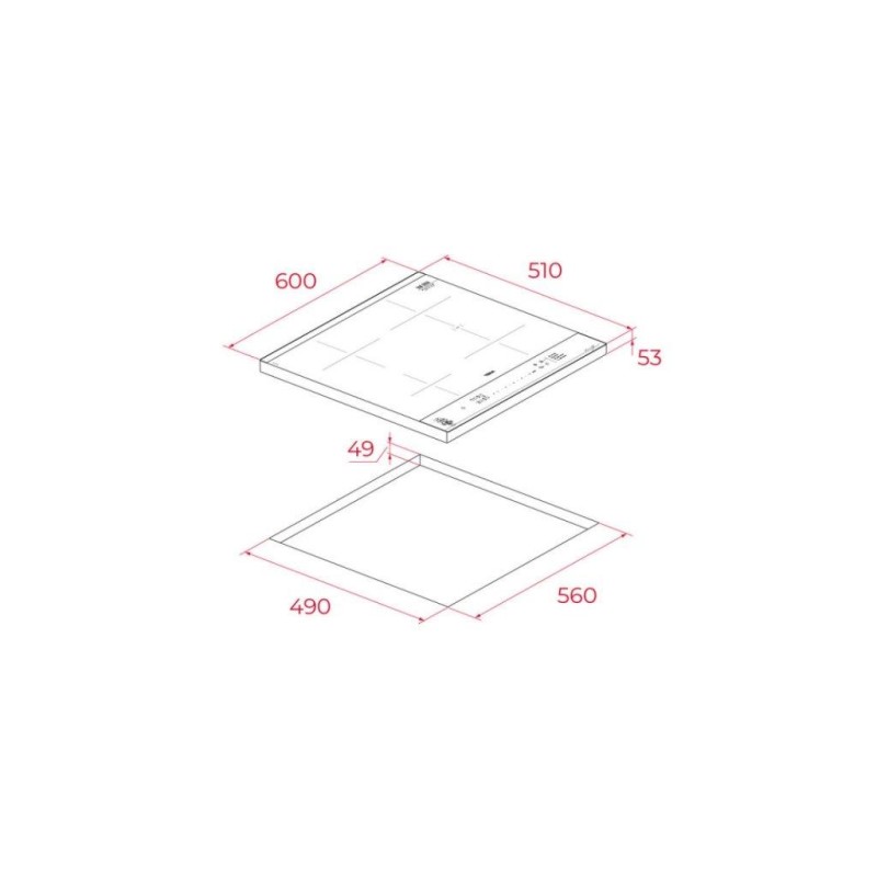 TEKA - Placa Indução IBF 64-VG FST-DE2 Maestro 112510049