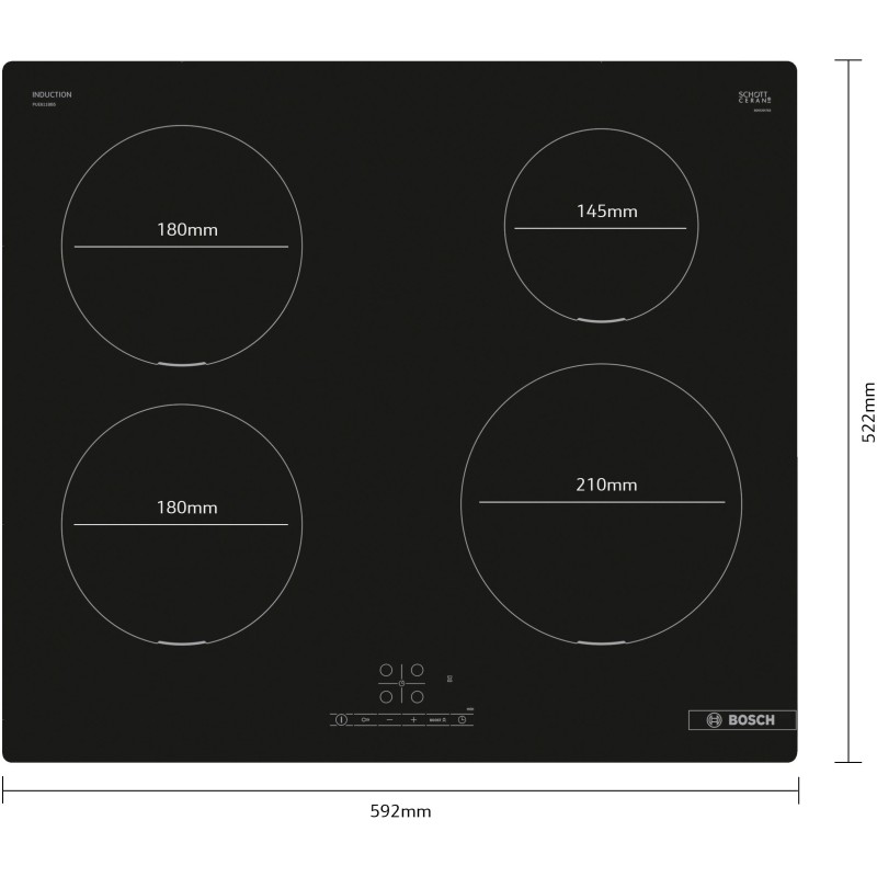 BOSCH - Placa Indução Serie 4 PUE611BB5E