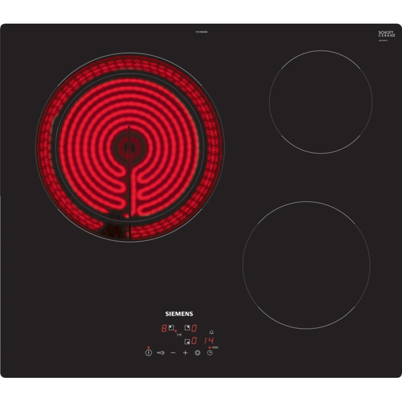 SIEMENS - Placa Vitrocerêmica IQ300 ET61RBKB8E