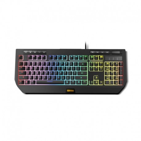 Teclado NOX Gaming Krom Kuma RGB USB Semimechanical Keyboard PT Preto - NXKROMKUMAPT - 8436587970191