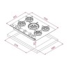TEKA - Placa Gás GBC 75-G1 BM DE1 Total 112570210