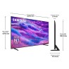 Samsung TQ100QN80FU Neo QLED Mini LED TV Plano 254 cm (100") 4K Ultra HD, Smart TV, Wi-Fi, Ethernet, LAN, Bluetooth, Cinzento - TQ100QN80FUXXC - 8806097067689