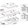 INDESIT - Placa de indução IS 83Q60 NE