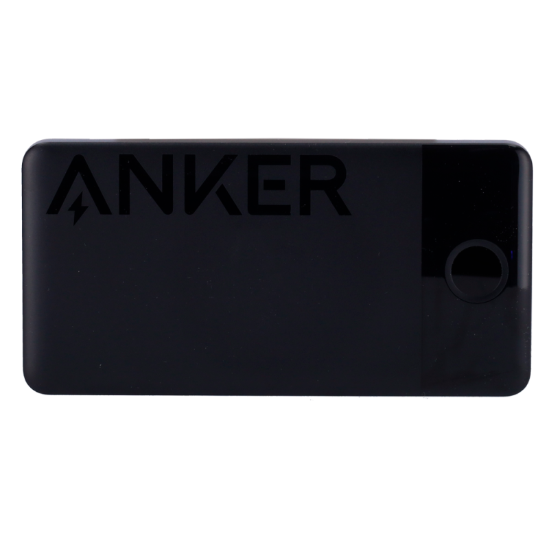 Anker ANK-123-POWERCORE-B Powerbank Li-Ion 10000 mAh 12W, USB-A, USB-C, Micro-USB, LCD, Preto - 194644145439
