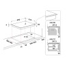 HOTPOINT - Placa HS 1865C CPBF