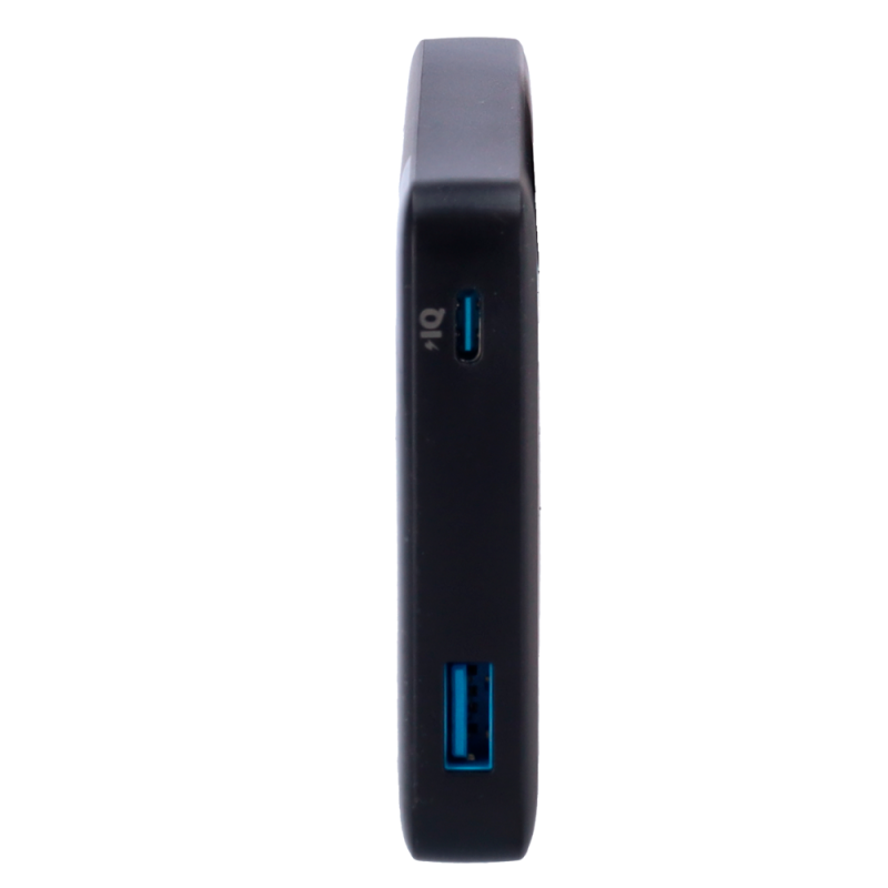 Anker ANK-123-POWERCORE-B Powerbank Li-Ion 10000 mAh 12W, USB-A, USB-C, Micro-USB, LCD, Preto - 194644145439