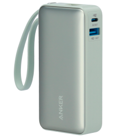 Anker ANK-1259-G Powerbank Li-Ion 10000 mAh PD, 30W, USB-A, USB-C, LCD, Verde - 194644179373